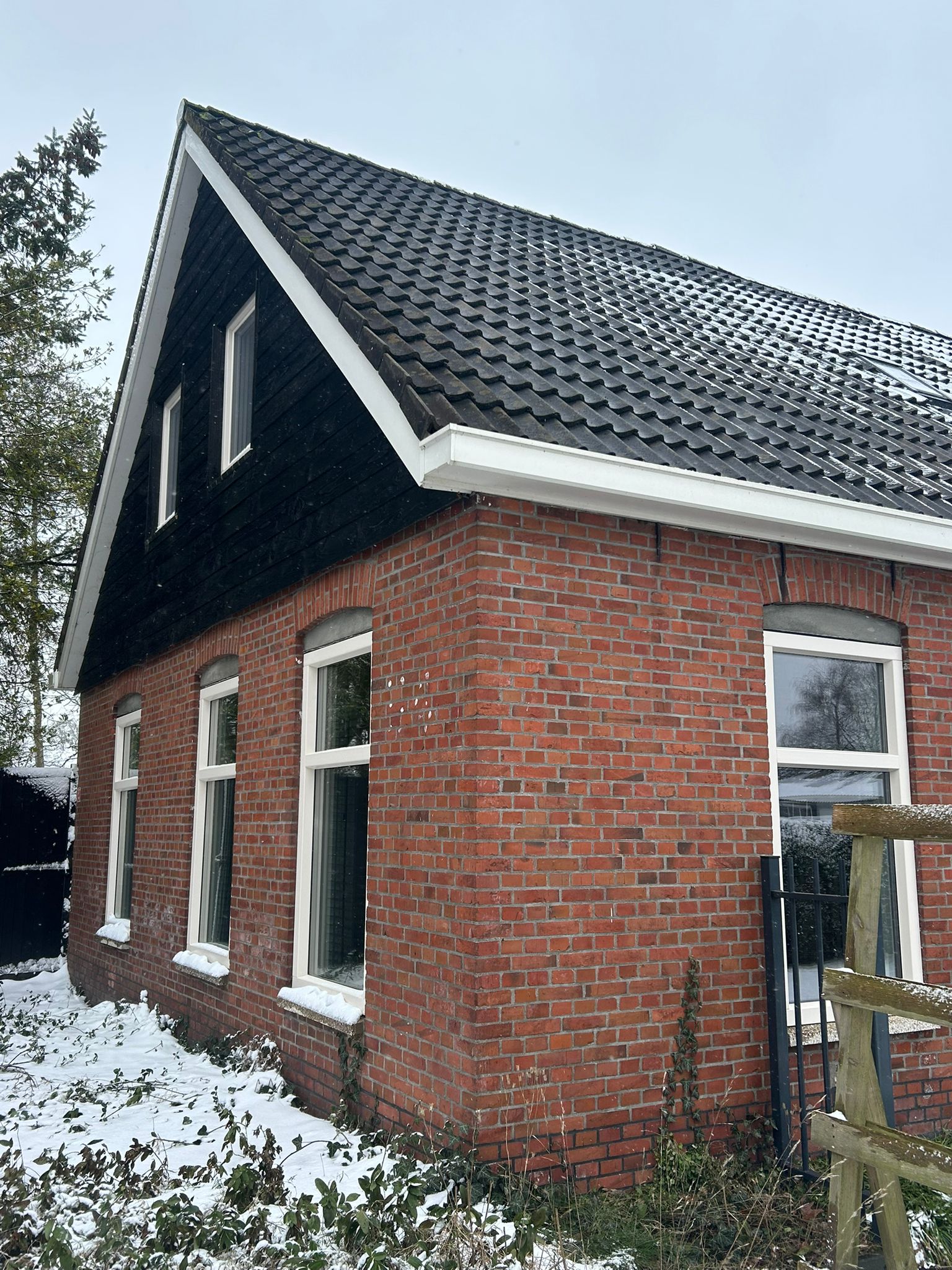 Vrijstaande woning met kunststof kozijnen